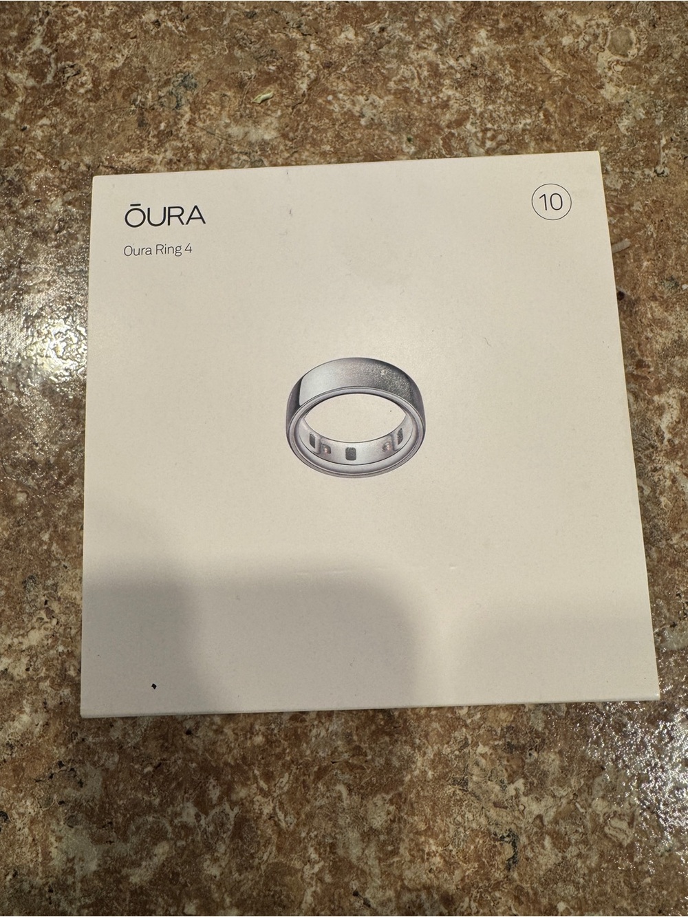 New in Box Oura Ring 4- Size 10 - Silver